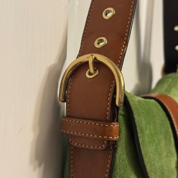 Coach Green Suede Mini SoHo - Picture 5 of 9